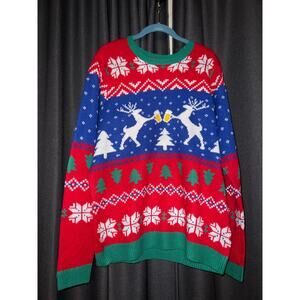 Ugly Christmas Sweater Xmas Size Large